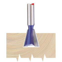 Draper 75346 TCT Router Bit 1/4 Dovetail (14mm Diameter)