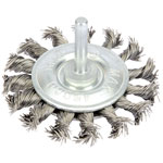 Draper 41434 75mm Twisted Wire Wheel