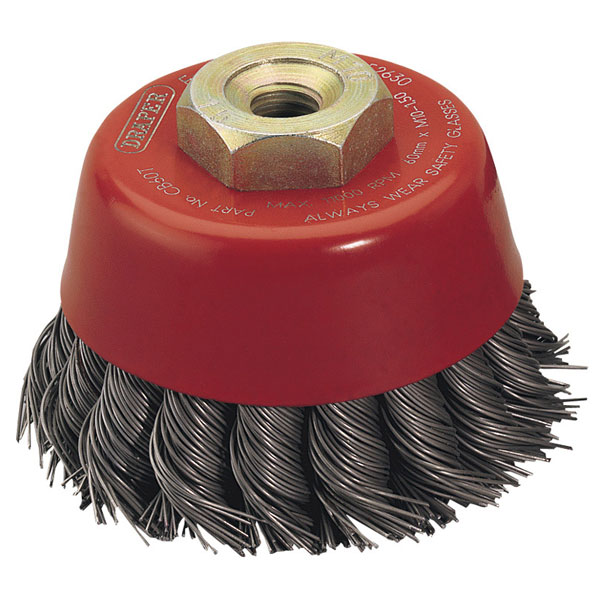 Click to view product details and reviews for Draper Expert 52630 60mm X M10 Twist Knot Wire Cup Brush.