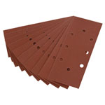 Draper 63633 Pack of 10 230 x 92mm 120 Grit Aluminium Oxide Sanding Sheets