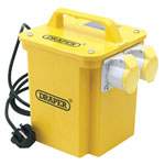 Draper 61999 3.3kva 230V16A Twin Outlet Portable Transformer