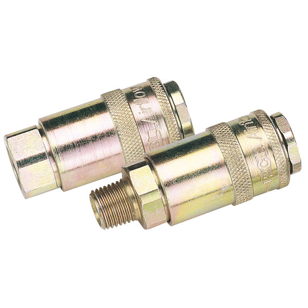 Draper 37827 1/4" Female Thread Pcl Parallel Airflow Coupling