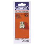 Draper 25866 3/8" Female to 1/4" Female BSP Parallel Reducing Union