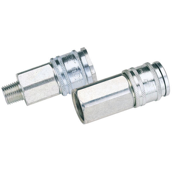 Draper 54404 Euro Coupling Male Thread 1/4" Bsp Parallel (sold Loose)