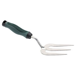 Draper Expert Stainless Steel Heavy Duty Soft Grip Hand Weeding Fork