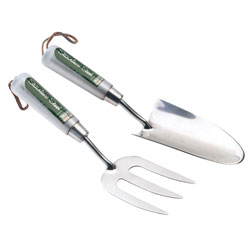 Draper Expert 29552 2 Piece Stainless Steel Heavy Duty Fork and Trowel Set