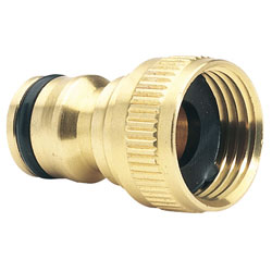 Draper Expert 36197 Brass 1/2 BSP Garden Hose Tap Connector