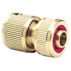 Draper Expert 36202 Brass 1/2 Hose Connector with Water Stop