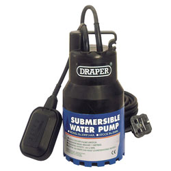 Draper 35465 144l/min (max.) 350W 230V Submersible Water Pump with Float Switch