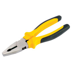 Draper 12519 DIY Series 180mm Heavy Duty Combination Pliers w Soft Grip Handles