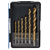 Draper 18549 (EBS15HSS) 15 Piece Titanium Nitride Coated HSS Drill Bit Set