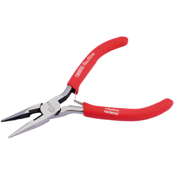 Draper Redline 68307 125mm Long Nose Mini Pliers with PVC Dipped ...