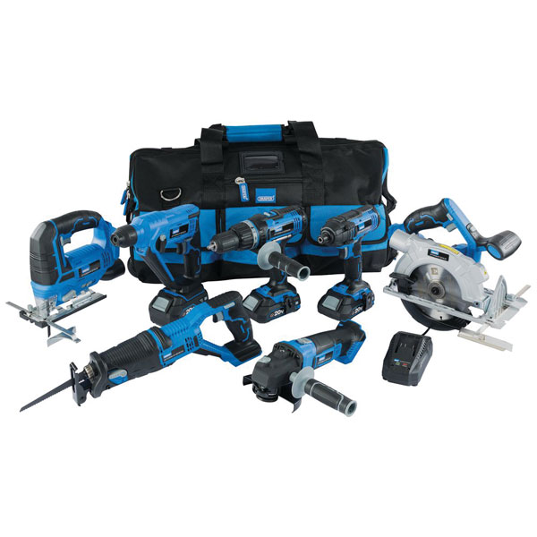 Draper 7025 Storm Force® 20V Cordless Kit (12 Piece)