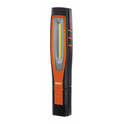 Draper 11766 10W COB/SMD LED Rechargeable Inspection Lamp - 1,000 Lm (Orange)