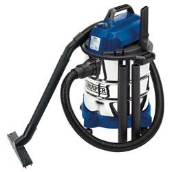 Draper 13785 20L 1250W 230V Wet and Dry Vacuum Cleaner with Stainless Steel Tank