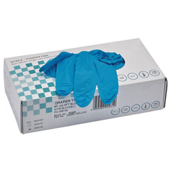 Draper 30928 Blue Nitrile Gloves - Size Large (Box of 100)