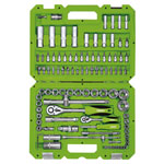 Draper 55318 1/4 and 1/2 Sq. Dr. Metric Tool Kit (100 Piece)