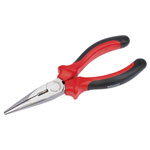 Draper Redline 67997 165mm Heavy Duty Long Nose Pliers with Soft Grip Handles