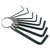 Draper Redline 68002 Metric Hexagon Key Set (8 Piece)