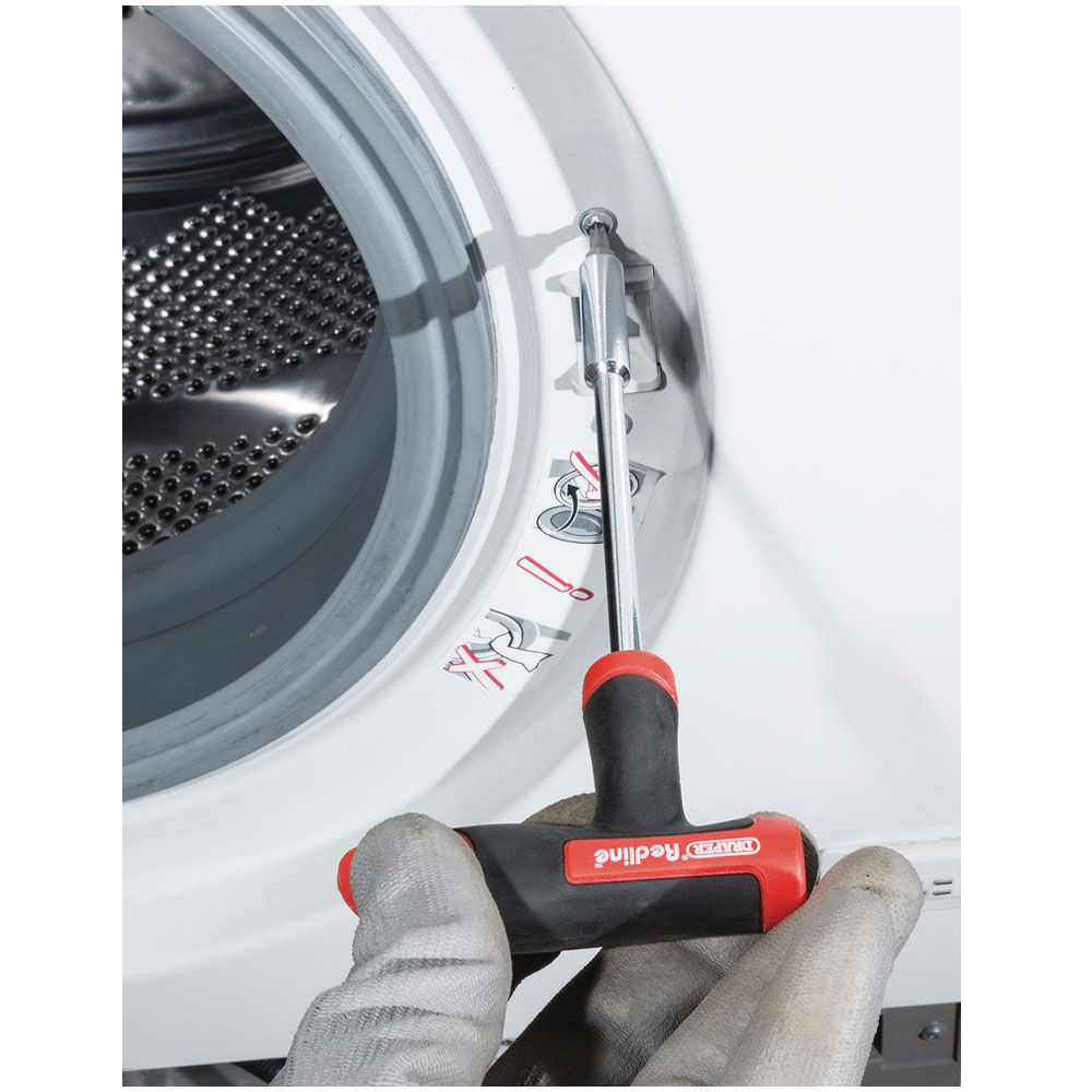 Draper Redline 68841 T Handle Driver with socket and Bits Set (22 Piece) Rapid Online