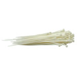 Draper 70392 White Cable Ties 3.6 x 150mm - 100pc