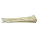 Draper 70404 White Cable Ties 7.6 x 400mm - 100pc