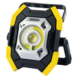 Draper 87381 Twin COB LED Rechargeable Work Light (Yellow)