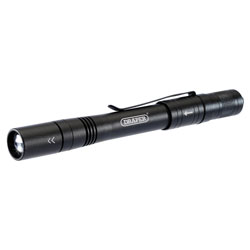 Draper 90099 1W LED Rechargeable Aluminium Penlight