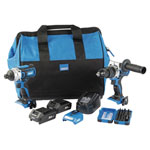 Draper 90471 D20 Fix 'N' Go Kit (2 Piece) (+2x 2Ah Batteries, Charger and Bag)