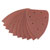 Draper 92329 80G Aluminium Oxide Sanding Sheets (141 x 141 x 98mm)