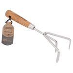Draper 99026 Heritage Stainless Steel Hand Cultivator with Ash Handle