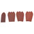 Draper 99259 Assorted Pack of Ten Hook & Loop Alu Oxide Sanding Sheets (32x92mm)