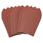 Draper 99262 Pack of Ten 120 Grit Hook & Loop Alu Oxide Sanding Sheets (32x92mm)