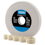 Draper 99569 White Aluminium Oxide Bench Grinding Wheel 80G (150mm x 20mm)