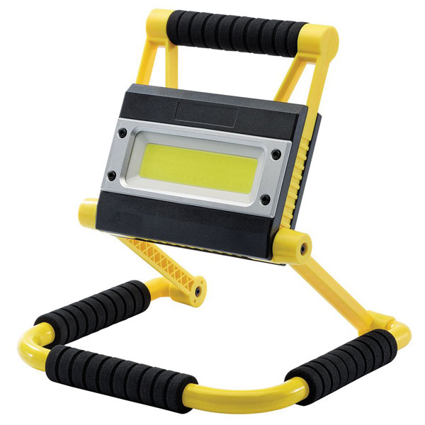 Draper 99707 20W COB LED Rechargeable Folding WorkLight & PowerBan...