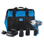 Draper 99724 Storm Force® 10.8V Impact Driver Kit (2x 1.5Ah, Charger & Bag)