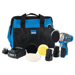 Draper 99725 Storm Force® 10.8V Mini Polisher Kit (2x 1.5Ah, Charger & Bag)