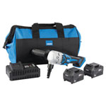 Draper 99732 D20 20V Brushless Nibbler Kit (+2 x 5Ah Batteries, Charger and Bag)