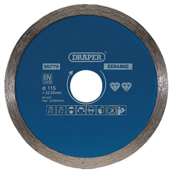 Draper 99779 Continuous Diamond Blade (115mm)