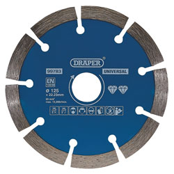 Draper 99783 Segmented Diamond Blade (125mm)