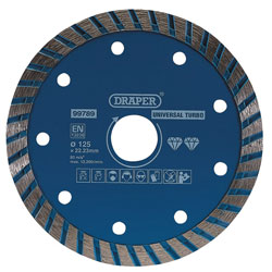 Draper 99789 Turbo Diamond Blade (125mm)