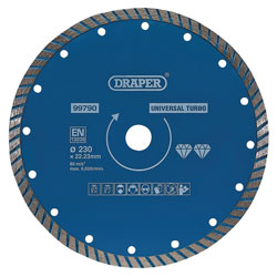 Draper 99790 Turbo Diamond Blade (230mm)