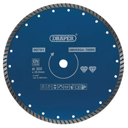 Draper 99791 Turbo Diamond Blade (300mm)