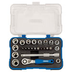 Draper 16354 1/4 Sq. Dr. Metric Socket Set (25 Piece)