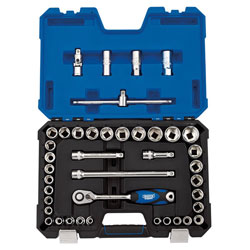 Draper Expert 16453 1/2 Sq. Dr. Combined MM/AF Socket Set (41 Piece)