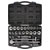 Draper 48329 3/4 Sq. Dr. Combined MM/AF Socket Set (26 Piece)