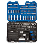 Draper Expert 16461 1/4, 3/8 & 1/2 Sq Dr Metric Socket & Socket Bit Set 149Pc