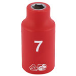 Draper Expert 31500 3/8 Sq. Dr. Fully Insulated VDE Socket (7mm)