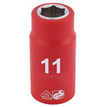 Draper Expert 31571 3/8" Sq. Dr. Fully Insulated VDE Socket (11mm)