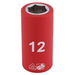 Draper Expert 31615 3/8 Sq. Dr. Fully Insulated VDE Socket (12mm)